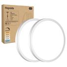 Juego de 2 Lámparas de Techo LED Empotrables Hepside 7" 15W Regulables 5CCT