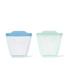 Juego de 2 Vasos Reutilizables de Silicona OXO Tot