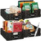 Juego de 4 Cestas Best Choice de Jacinto de Agua 41x30x13 cm Juego de 4 Cestas Best Choice de Jacinto de Agua 41x30x13 cm