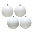 Juego de Adornos Vickerman 3" Bola Blanca con 4 Acabados 16 Piezas Irrompibles Juego de Adornos Vickerman 3" Bola Blanca con 4 Acabados 16 Piezas Irrompibles