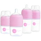 Juego de Biberones PopYum 4 Unidades 150ml y 260ml con Tetinas 1 y 2