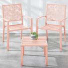 Juego de Bistro para Exterior Best Choice Products con 2 Sillas y Mesa