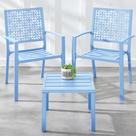 Juego de Bistro para Exteriores Best Choice Products con 2 Sillas y Mesa