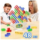 Juego de Bloques Apilables Balance Ziogogco - Set de Regalo de 48 Piezas
