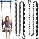 Juego de Cadenas para Columpio Gelury 84 cm Acero Inoxidable Capacidad 300 kg