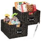 Juego de Canastas para Despensa Best Choice Products 41x30x20 cm de Jacinto de Agua