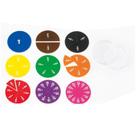 Juego de Círculos Fraccionales Educativos edxeducation 3.5 cm Entero