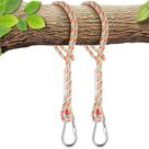 Juego de cuerdas para columpio de árbol Werfeito 1.5/1.8/3/4.5/6 m con mosquetones de 2000 kg