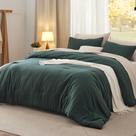 Juego de Edredón Bedsure Tamaño Twin/Twin XL Verde Bosque Prelavado