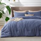 Juego de Edredón Bedsure Twin/Twin XL Infinity Azul 2 Piezas