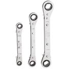 Juego de Llaves de Caja con Carraca Desfasadas KLEIN TOOLS 68244, 3 Piezas