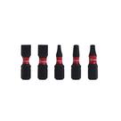 Juego de Puntas de Impacto Disston BluMol Extreme 5 piezas Hexagonal 1"
