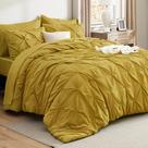 Juego de Ropa de Cama Completa Bedsure Color Mostaza de 7 Piezas Talla Full Juego de Ropa de Cama Completa Bedsure Color Mostaza de 7 Piezas Talla Full
