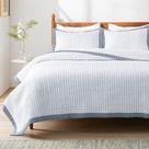 Juego de ropa de cama de edredón Bedsure Blanco tamaño King con 2 fundas de almohada