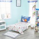 Juego de ropa de cama para niños pequeños EVERYDAY KIDS Jungle Sports 3 piezas 132x71 cm Juego de ropa de cama para niños pequeños EVERYDAY KIDS Jungle Sports 3 piezas 132x71 cm