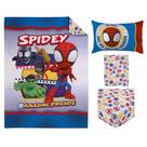 Juego de Ropa de Cama para Niños Pequeños NoJo Marvel Spidey de 4 Piezas