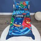Juego de ropa de cama para niños pequeños PJ Masks juego de edredón azul de 4 piezas Juego de ropa de cama para niños pequeños PJ Masks juego de edredón azul de 4 piezas