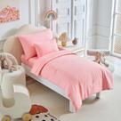 Juego de ropa de cama para niños pequeños UOZZI 5 piezas en microfibra rosa suave Juego de ropa de cama para niños pequeños UOZZI 5 piezas en microfibra rosa suave