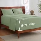 Juego de Sábanas Bedsure con Bolsillo Profundo para Cama Full Verde Salvia
