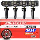Juego de Sensores TPMS Autel MX-Sensor 2 en 1 315MHz + 433MHz (4 piezas)