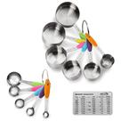 Juego de tazas y cucharas medidoras New Star Foodservice 1028065 Juego de tazas y cucharas medidoras New Star Foodservice 1028065