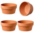 Juegos de macetas de terracota Briful 4 unidades 10x7 cm de barro Juegos de macetas de terracota Briful 4 unidades 10x7 cm de barro