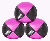 Juggling Balls Duncan Toys Circus, pacote com 3 vinil preto e rosa Juggling Balls Duncan Toys Circus, pacote com 3 vinil preto e rosa