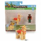 Juguete P.M.I. Minecraft de cuerda Noor y Llama, pack de 2