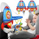 Juguete para asiento de coche Dr. Rapeti reversible con espejo