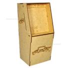 Juke Box para Casa de Boneca 30x14x13 Laser Mdf Madeira Cru Juke Box para Casa de Boneca 30x14x13 Laser Mdf Madeira Cru