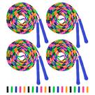 Jump Rope Coolrunner de 16 pés de comprimento (pacote com 4) para crianças e adultos Jump Rope Coolrunner de 16 pés de comprimento (pacote com 4) para crianças e adultos