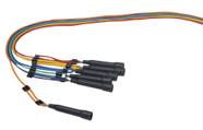 Jump Ropes Sportime, comprimento ajustável, 9 pés, conjunto de 6