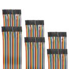 Jumper Wires EDGELEC 120 unidades 50 cm de mulher para mulher 2,54 mm