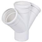 Junção Dupla para Esgoto PVC Rígido Branco 75 X 75 - Tigre