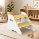 Junges Escadinha Montessoriana 919 para Crianças Branco e Amarelo Design Seguro e Educativo