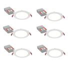 Juno Lámparas Empotradas LED de 6" con 5 en 1 de Temperatura de Color, 120V Paquete de 6
