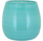 JUNO VASO 16x18x18cm VIDRO VERDE