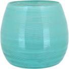 JUNO VASO 22x25x25cm VIDRO VERDE
