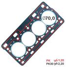 Junta Cabeçote Baspack Renault Clio Kangoo Logan Twingo Peugeot 206 D4D D4F 1.0 16V 00/... Hi-Flex