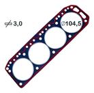 Junta cabecote gm opala 4cc alc/gas (3mm) - IND/BRASMECK/BASTOS