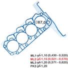JUNTA CABECOTE para TRANSIT 2.2/ RANGER 2.2 16V 13/ JUNTA CABECOTE para TRANSIT 2.2/ RANGER 2.2 16V 13/