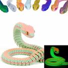 Junta flexível articulada de cobra impressa em 3D de brinquedo, resina de 60 cm