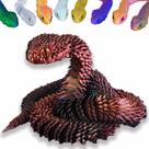 Junta flexível articulada de cobra impressa em 3D de brinquedo, resina de 60 cm