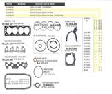 Junta Motor 10918CBSC GM Celta Corsa Montana Prisma 1.4 8V MPFI 03/07 Completo Sem Retentores