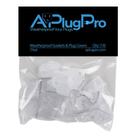 Juntas e tampas de plugue à prova de intempéries AplugPro Clear 10 unidades Juntas e tampas de plugue à prova de intempéries AplugPro Clear 10 unidades