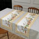 K it 2 Caminho de Mesa Coleção Páscoa Estampado Decorativo Ideal para Mesa Posta Charmosa e Almoço em Família K it 2 Caminho de Mesa Coleção Páscoa Estampado Decorativo Ideal para Mesa Posta Charmosa e Almoço em Família