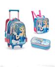 K it Mochila Infantil Carrinho + Lancheira + Estojo Ice Girl - Denlez - Denlex