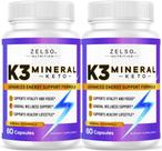 K3 Mineral Keto - Kit com 2 Frascos (120 Comprimidos) - Zelso