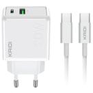 Kaidi Kd670cc Carregador Turbo Carga Rápida Tipoc Entrada Pd Usbc Cor Branco Kaidi Kd670cc Carregador Turbo Carga Rápida Tipoc Entrada Pd Usbc Cor Branco