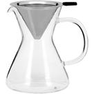 KANNE CAFETEIRA COM FILTRO 17x16x12cm 600ml BOROSILICATO TRANSP
